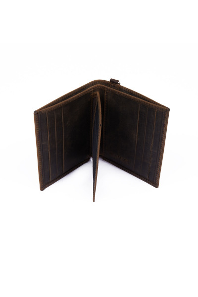 Vizon Zincirli Deri Cüzdan - 4