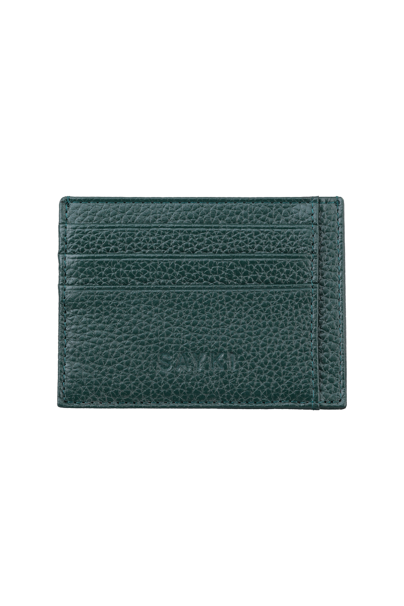 Yeşil 100% Deri Cüzdan - Saykı (1)