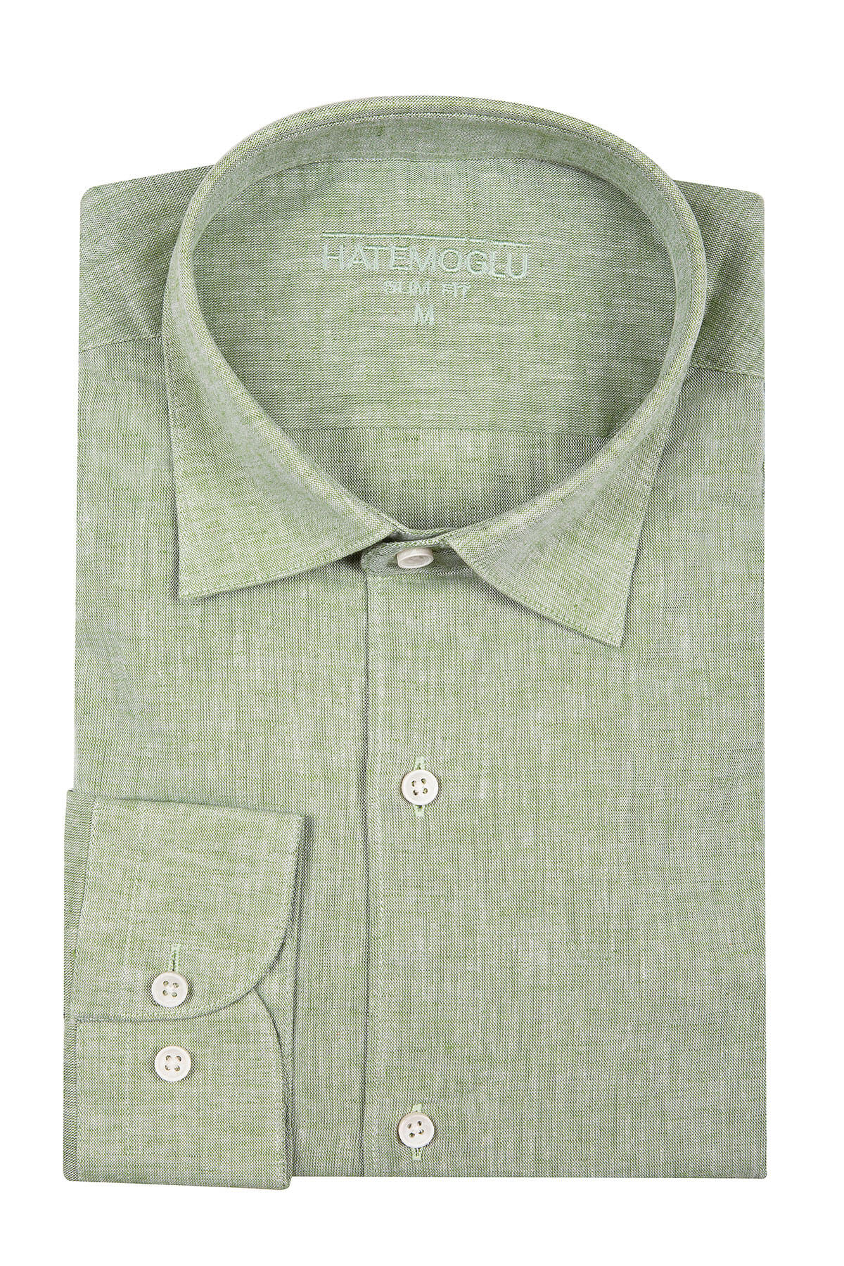 Yeşil Slim Fit Gömlek
