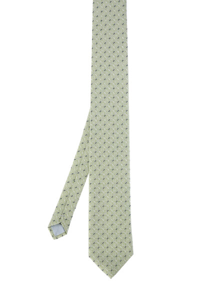 Yeşil Desenli Kravat - 2