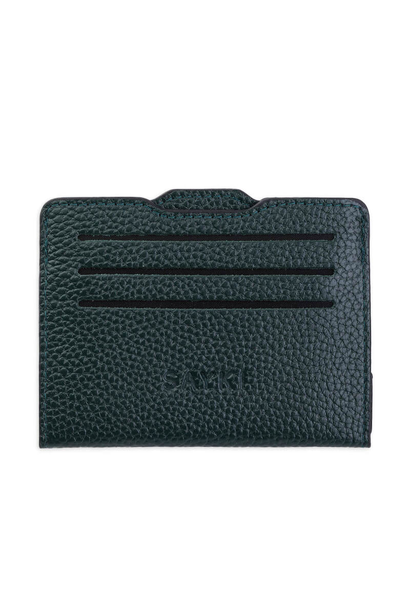 Yeşil Floter 100% Deri Cüzdan - HATEM SAYKI (1)