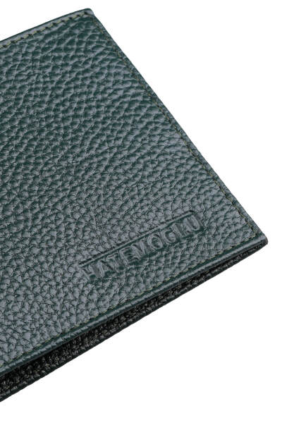 Yeşil Kutulu %100 Hakiki Deri Erkek Cüzdan - 4