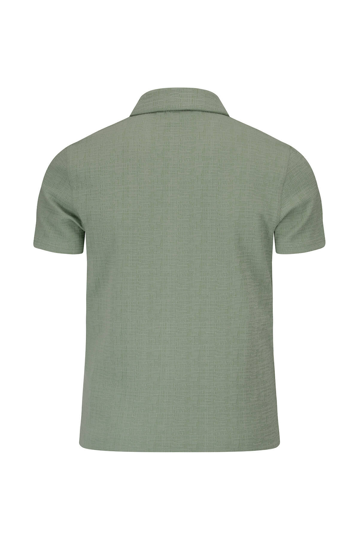 Yeşil Regular Fit Apaş Yaka Gömlek - 3