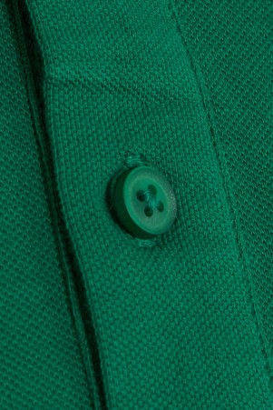 Yeşil Regular Fit Düz 100% Pamuk Polo Yaka Tişört - Thumbnail
