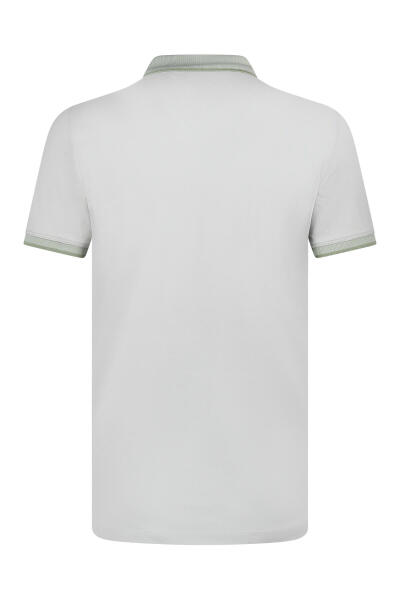 Yeşil Regular Fit 100% Pamuklu Polo Yaka Tişört - 8