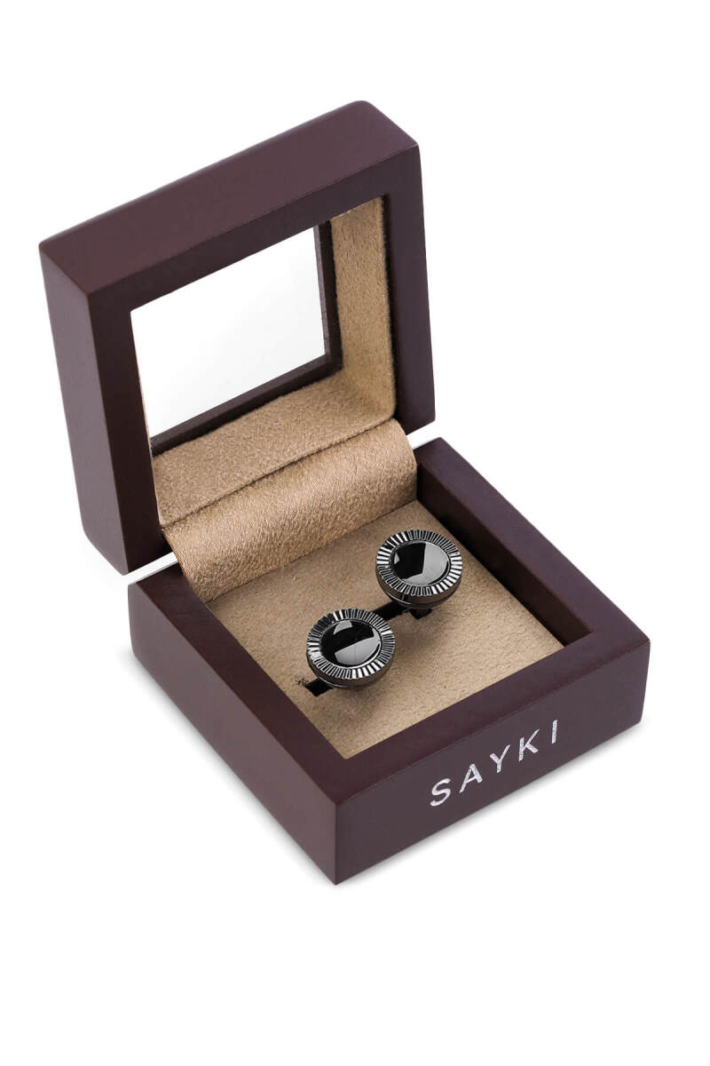 Yuvarlak Kol Düğmesi - HATEM SAYKI